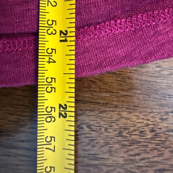 Eileen Fisher Women's $128 Organic Linen Jersey Shirred-Back Top sangria xxs - Picture 9 of 11